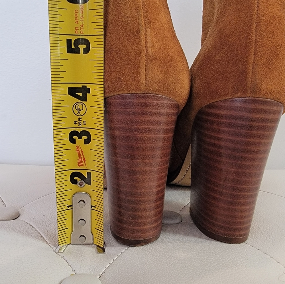 Marc Fisher Alva Pointy Toe Block Heel Suede Leat… - image 8